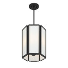 Savoy House - 7-1700-3-89 - Three Light Pendant - Leeds - Matte Black