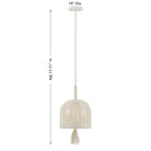 Savoy House - 7-3400-3-341 - Three Light Pendant - Lunara - Cotton