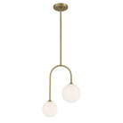 Savoy House - 7-5981-2-127 - Two Light Pendant - Chester - Noble Brass