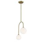 Savoy House - 7-5981-2-127 - Two Light Pendant - Chester - Noble Brass