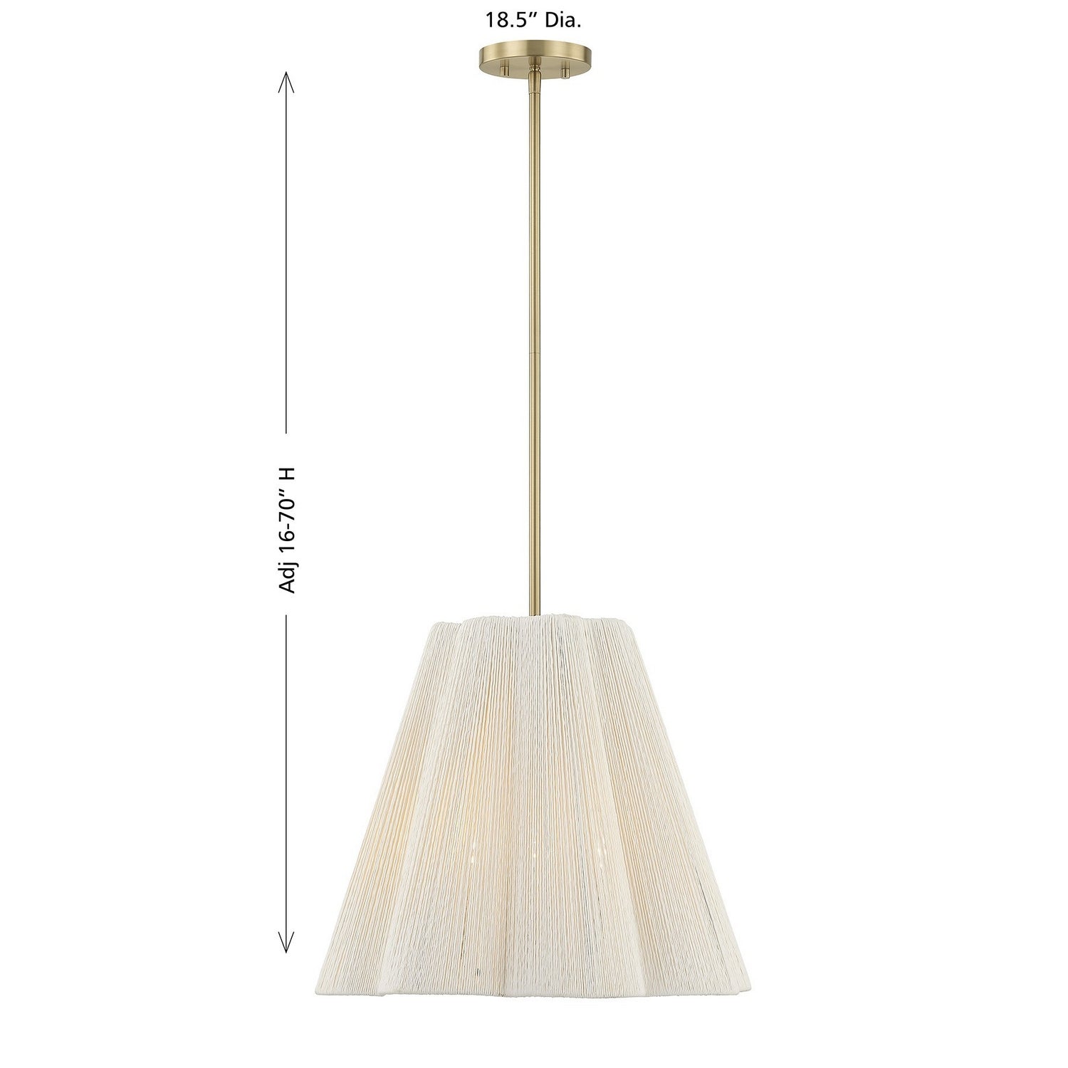 Savoy House - 7-6083-4-127 - Four Light Pendant - Rosa - Noble Brass