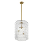 Savoy House - 7-6209-3-322 - Three Light Pendant - Reddick - Warm Brass