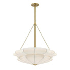 Savoy House - 7-9153-3-322 - Three Light Pendant - Coppell - Warm Brass