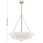 Savoy House - 7-9153-3-322 - Three Light Pendant - Coppell - Warm Brass