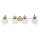 Savoy House - 8-1028-4-127 - Four Light Bathroom Vanity - Melbourne - Noble Brass