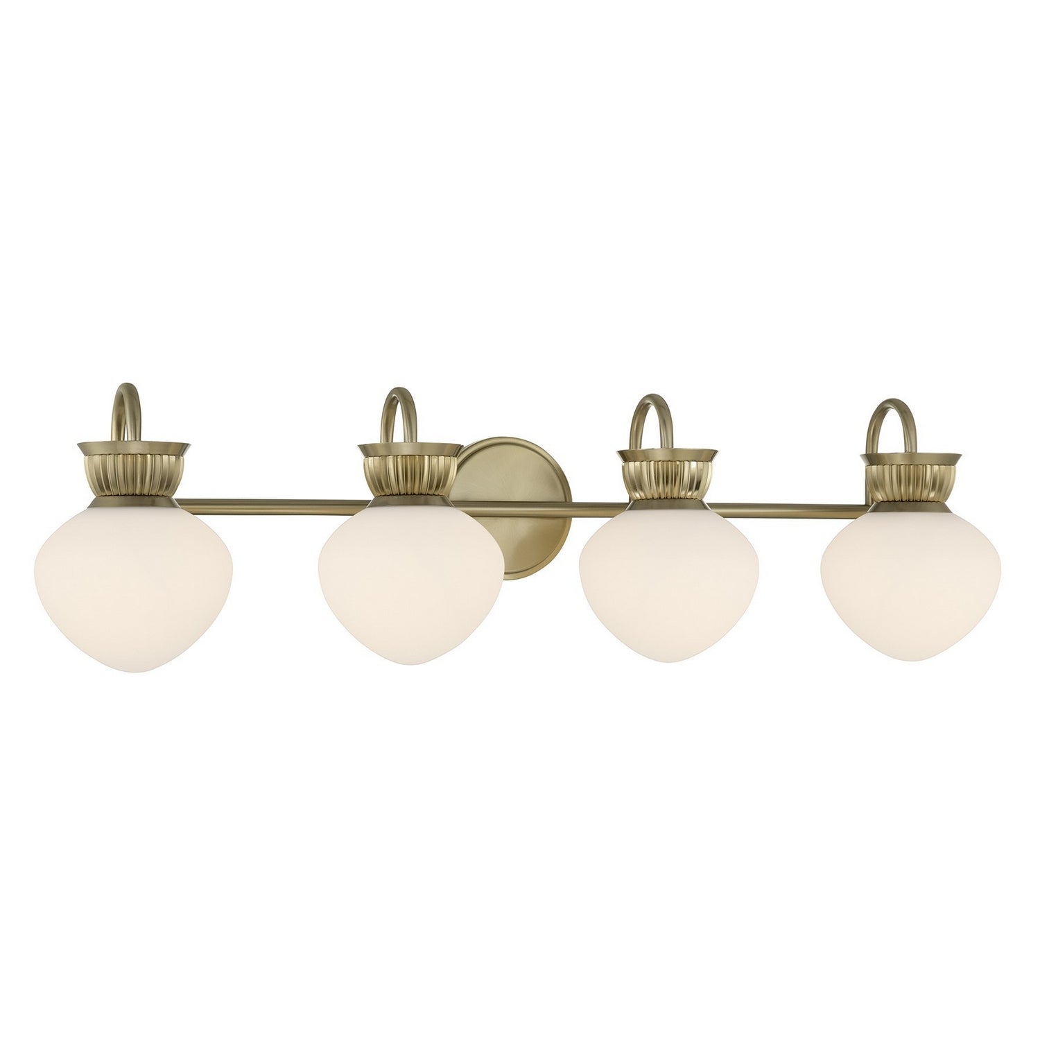 Savoy House - 8-1028-4-127 - Four Light Bathroom Vanity - Melbourne - Noble Brass