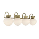 Savoy House - 8-1028-4-127 - Four Light Bathroom Vanity - Melbourne - Noble Brass