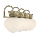 Savoy House - 8-1028-4-127 - Four Light Bathroom Vanity - Melbourne - Noble Brass