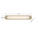 Savoy House - 8-3303-28-127 - LED Bathroom Vanity - Parker - Noble Brass