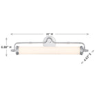 Savoy House - 8-3309-28-11 - LED Bathroom Vanity - Keller - Chrome