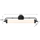 Savoy House - 8-3309-28-335 - LED Bathroom Vanity - Keller - Black Lustre
