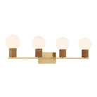 Savoy House - 8-4081-4-322 - Four Light Bathroom Vanity - Jarrell - Warm Brass