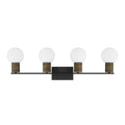 Savoy House - 8-4081-4-BK - Four Light Bathroom Vanity - Jarrell - Matte Black