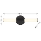 Savoy House - 8-9999-18-BK - LED Vanity - Connor - Matte Black