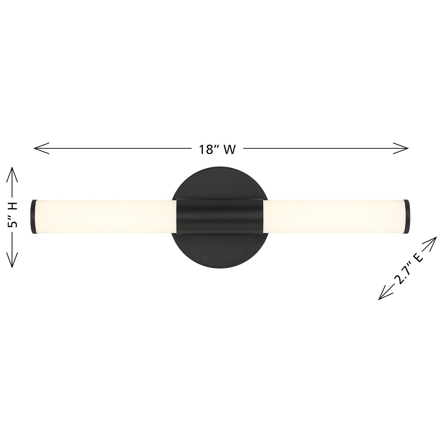 Savoy House - 8-9999-18-BK - LED Vanity - Connor - Matte Black