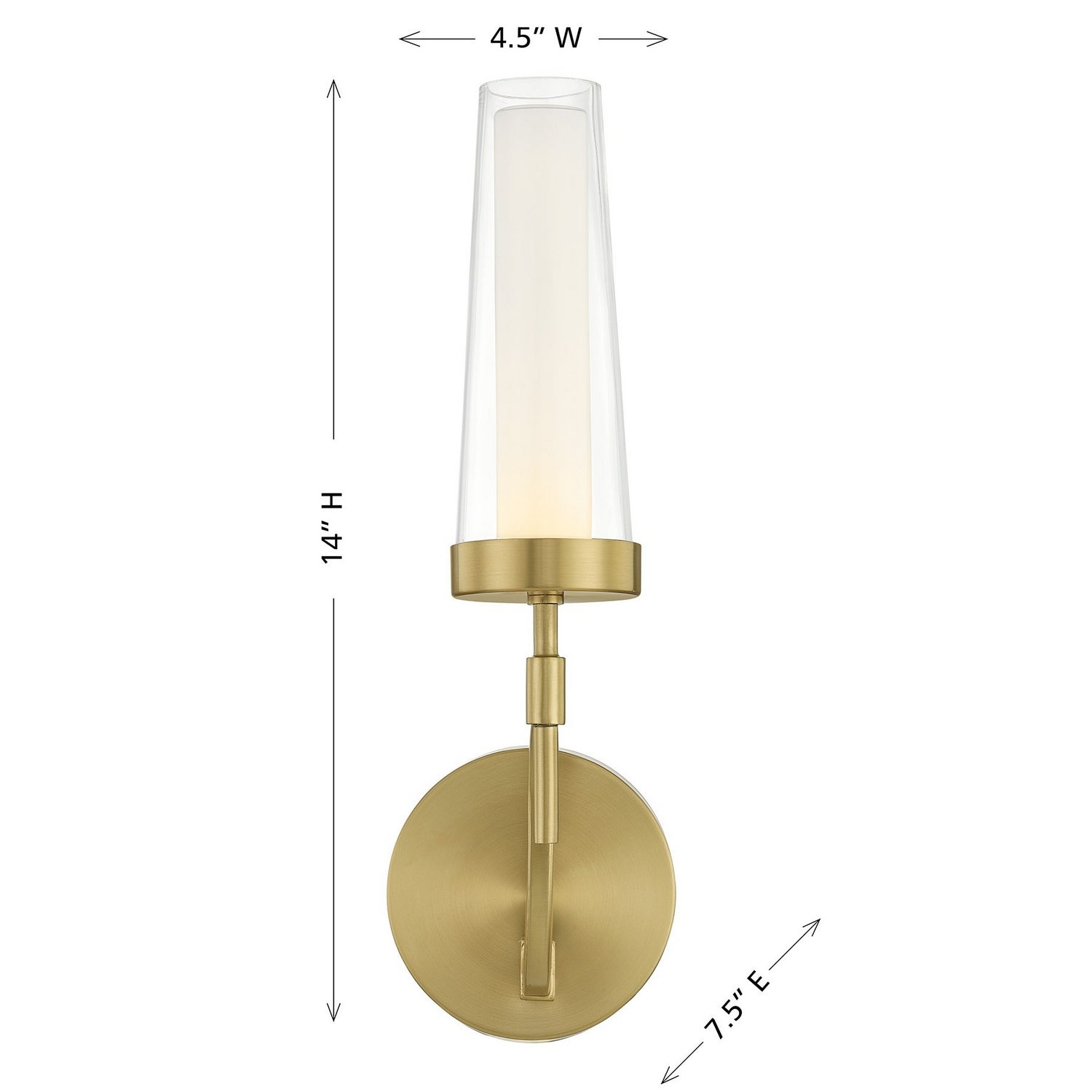 Savoy House - 9-1463-1-322 - LED Wall Sconce - Butler - Warm Brass