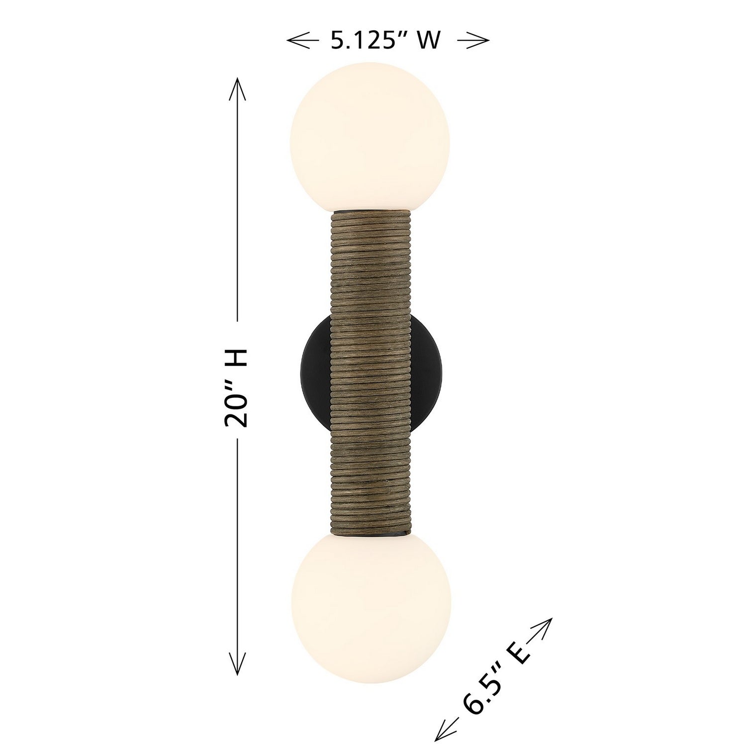 Savoy House - 9-4081-2-BK - Two Light Wall Sconce - Jarrell - Matte Black