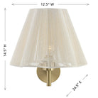 Savoy House - 9-6082CP-1-127 - One Light Wall Sconce - Rosa - Noble Brass