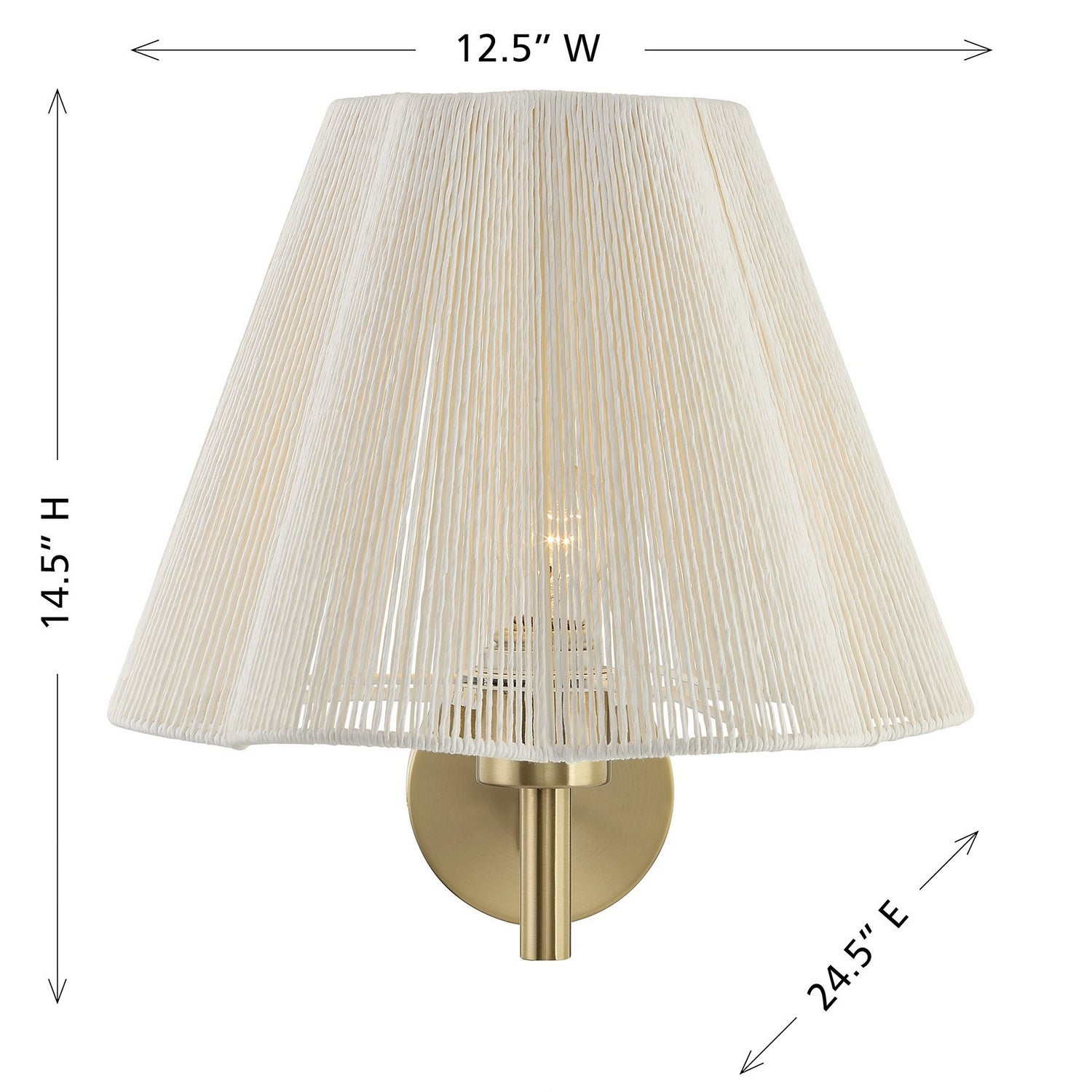 Savoy House - 9-6082CP-1-127 - One Light Wall Sconce - Rosa - Noble Brass