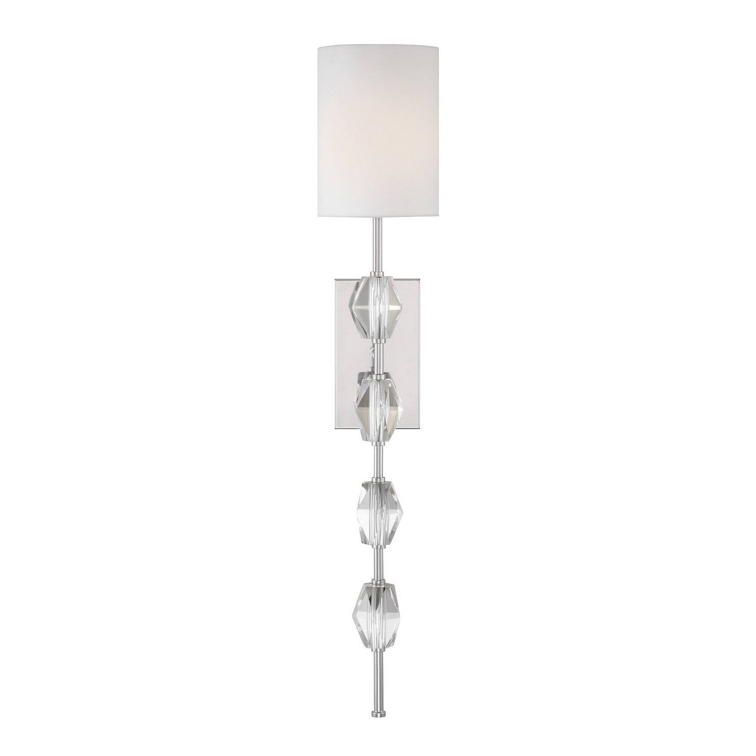 Savoy House - 9-9520-1-109 - One Light Wall Sconce - Sebring - Polished Nickel