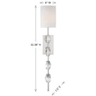 Savoy House - 9-9520-1-109 - One Light Wall Sconce - Sebring - Polished Nickel