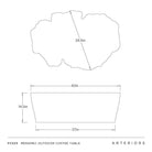 Arteriors - FCS23 - Outdoor Coffee Table - Meramec - Light Tuscan