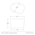 Arteriors - FES17 - Outdoor End Table - Meramec - Light Tuscan