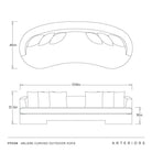 Arteriors - FFS08 - Outdoor Sofa - Helene