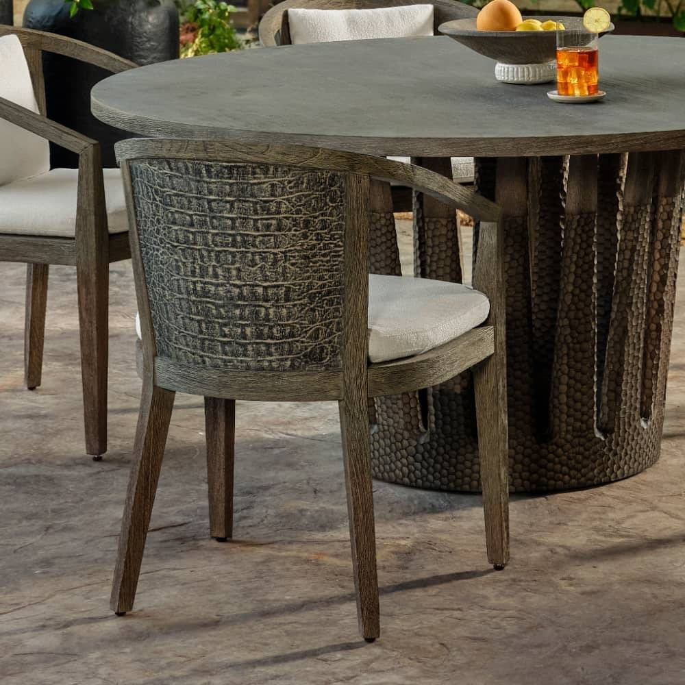Arteriors - FRS31 - Outdoor Dining Chair - Sobek
