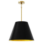 Robert Abbey - 495MOS - Four Light Pendant - Janet - Matte Gold Interior w/Modern Brass