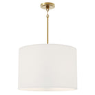 Robert Abbey - 496 - Four Light Pendant - Jack - Shannon Oyster Fabric w/Modern Brass