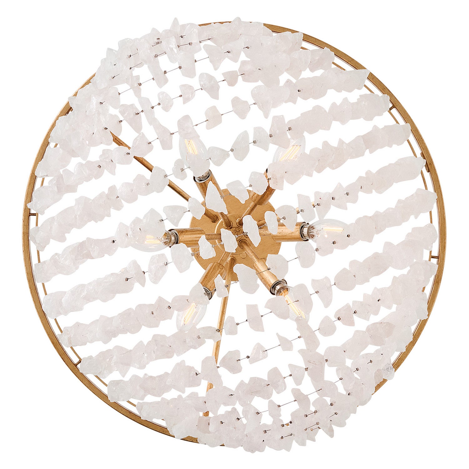 Fredrick Ramond Canada - FR41591DA - LED Semi-Flush Mount - Myra - Distressed Brass