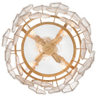 Fredrick Ramond Canada - FR32603DA - LED Convertible Semi Flush - Amira - Distressed Brass