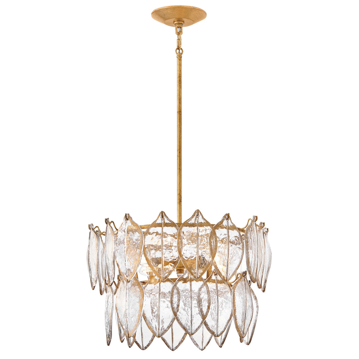 Fredrick Ramond Canada - FR32603DA - LED Convertible Semi Flush - Amira - Distressed Brass