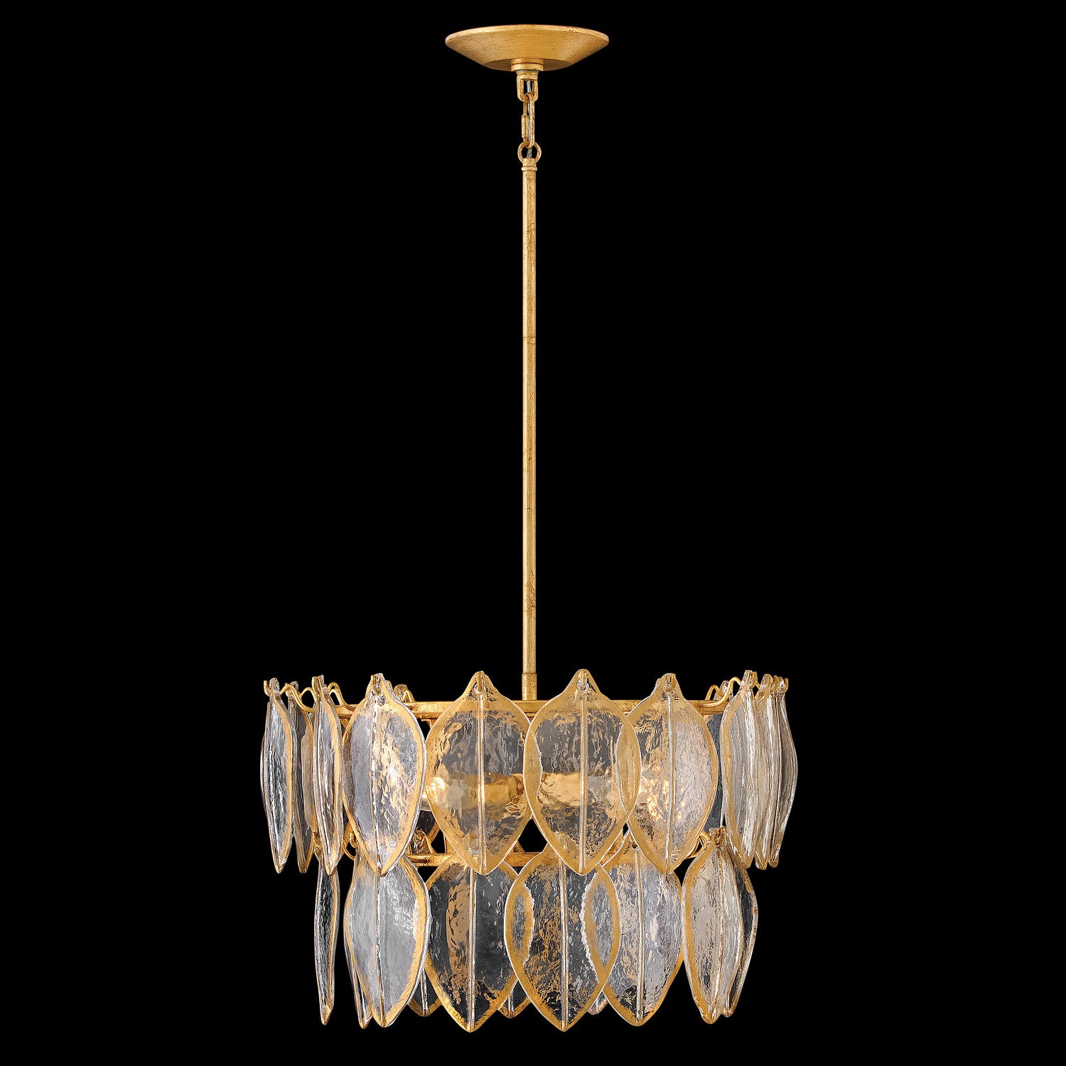 Fredrick Ramond Canada - FR32603DA - LED Convertible Semi Flush - Amira - Distressed Brass