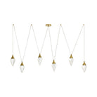Arteriors DLC60 Berkley LED Chandelier in Antique Brass