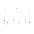 Arteriors DLC61 Berkley LED Chandelier in Vintage Silver