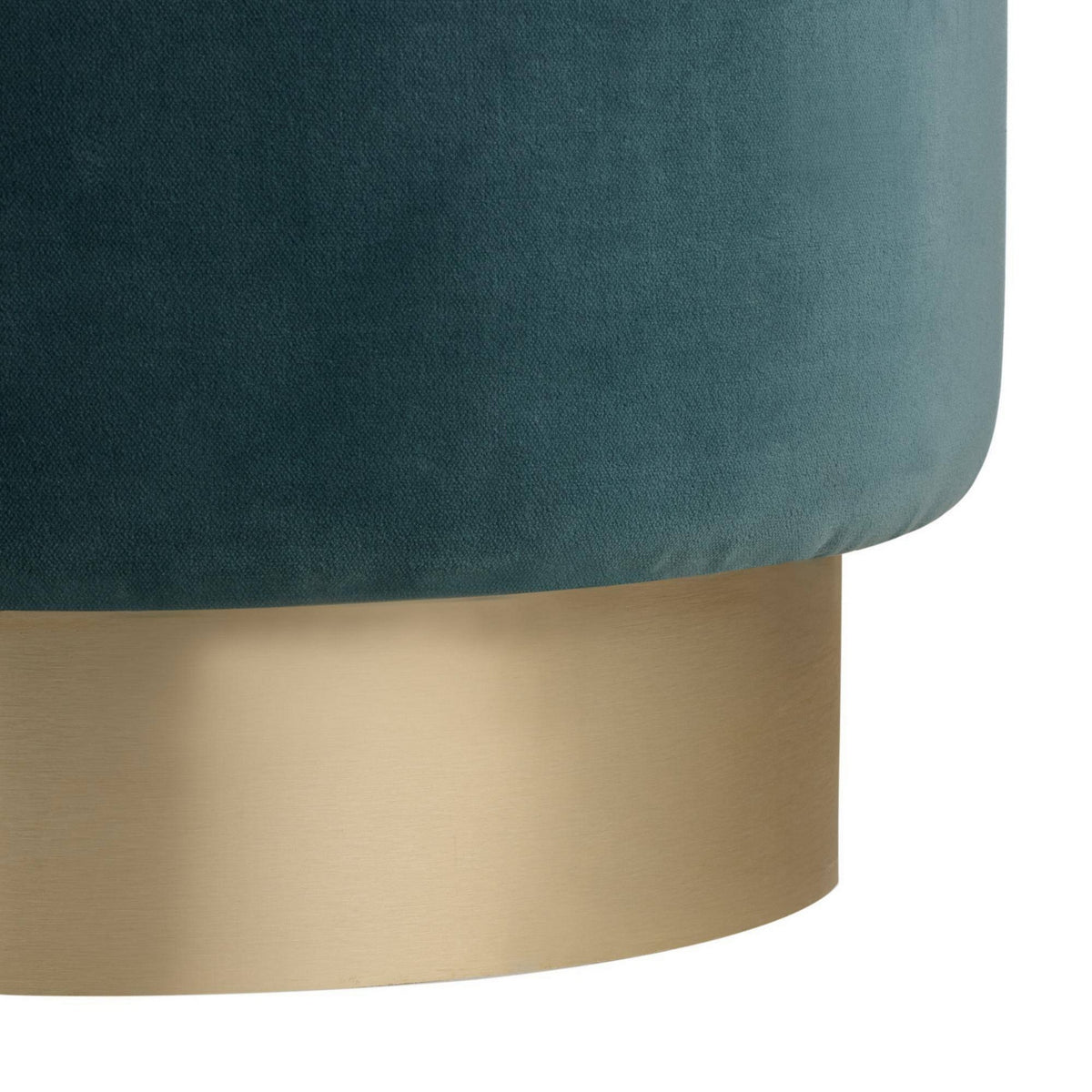 Arteriors FOU04 Avalon Ottoman in Aegean / Champagne