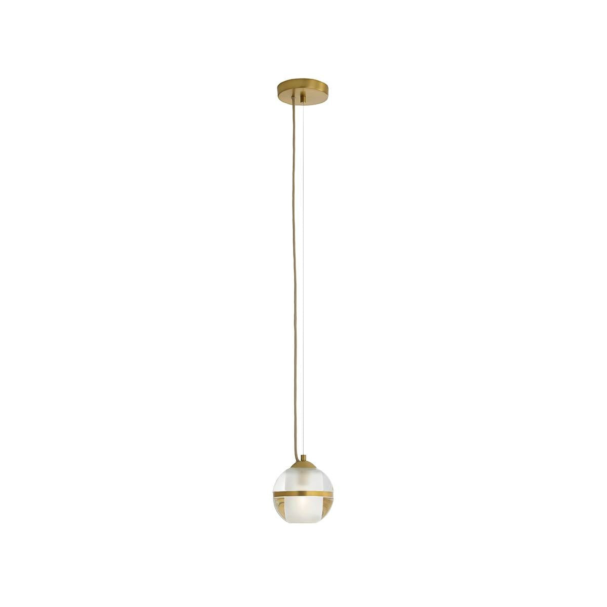 Arteriors DPC42 Noble Pendant in Antique Brass