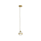 Arteriors DPC42 Noble Pendant in Antique Brass