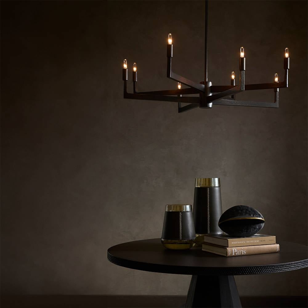 Arteriors DLC46 Griff Chandelier in English Bronze
