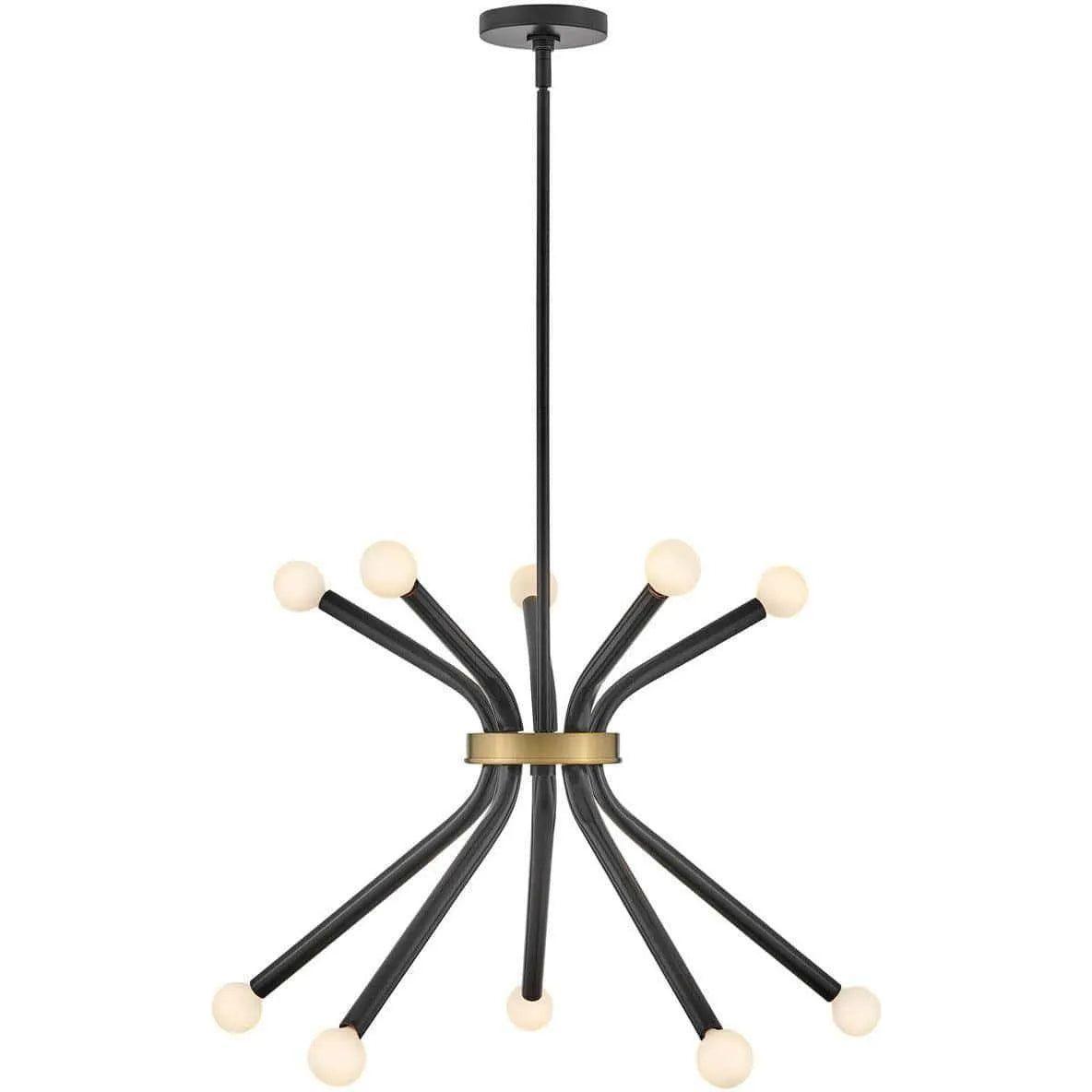 Lark - Axton LED Chandelier - 83855BK - Canada Light Shop