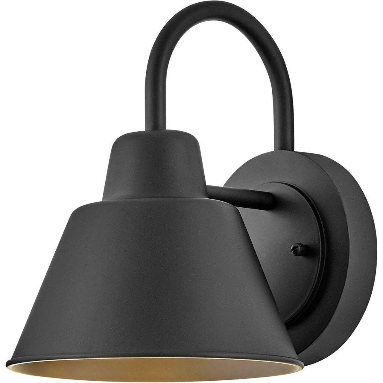Lark - Wes LED Gooseneck Barn Light - 81220BK - Canada Light Shop