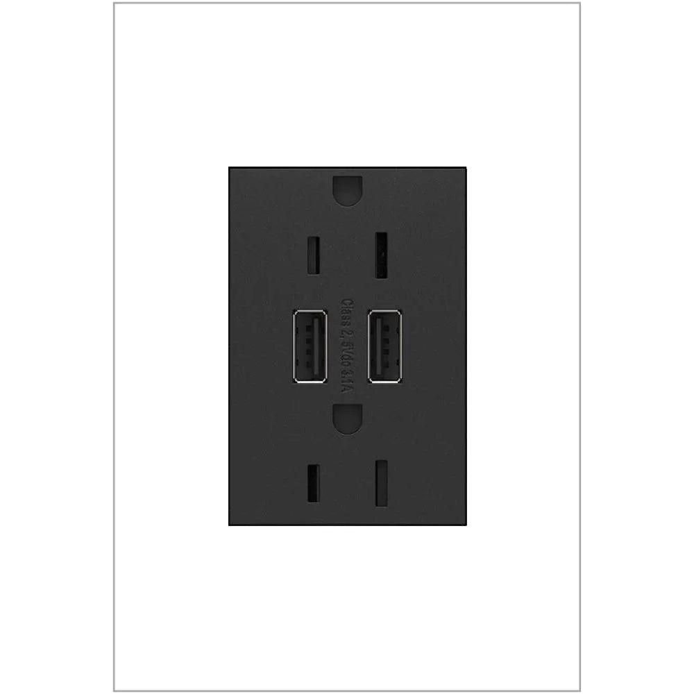 Legrand - adorne® Dual-USB Outlet - ARTRUSB153G4 - Canada Light Shop