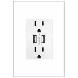 Legrand - adorne® Dual-USB Outlet - ARTRUSB153W4 - Canada Light Shop