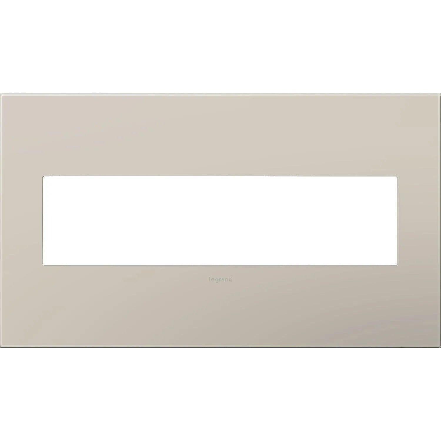 Legrand - adorne® Plastic Four-Gang Screwless Wall Plate - AWP4GGG4 - Canada Light Shop