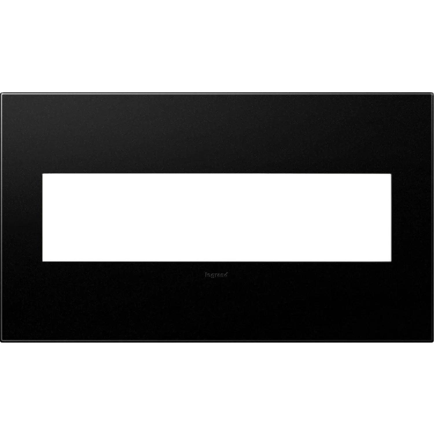 Legrand - adorne® Plastic Four-Gang Screwless Wall Plate - AWP4GGR4 - Canada Light Shop