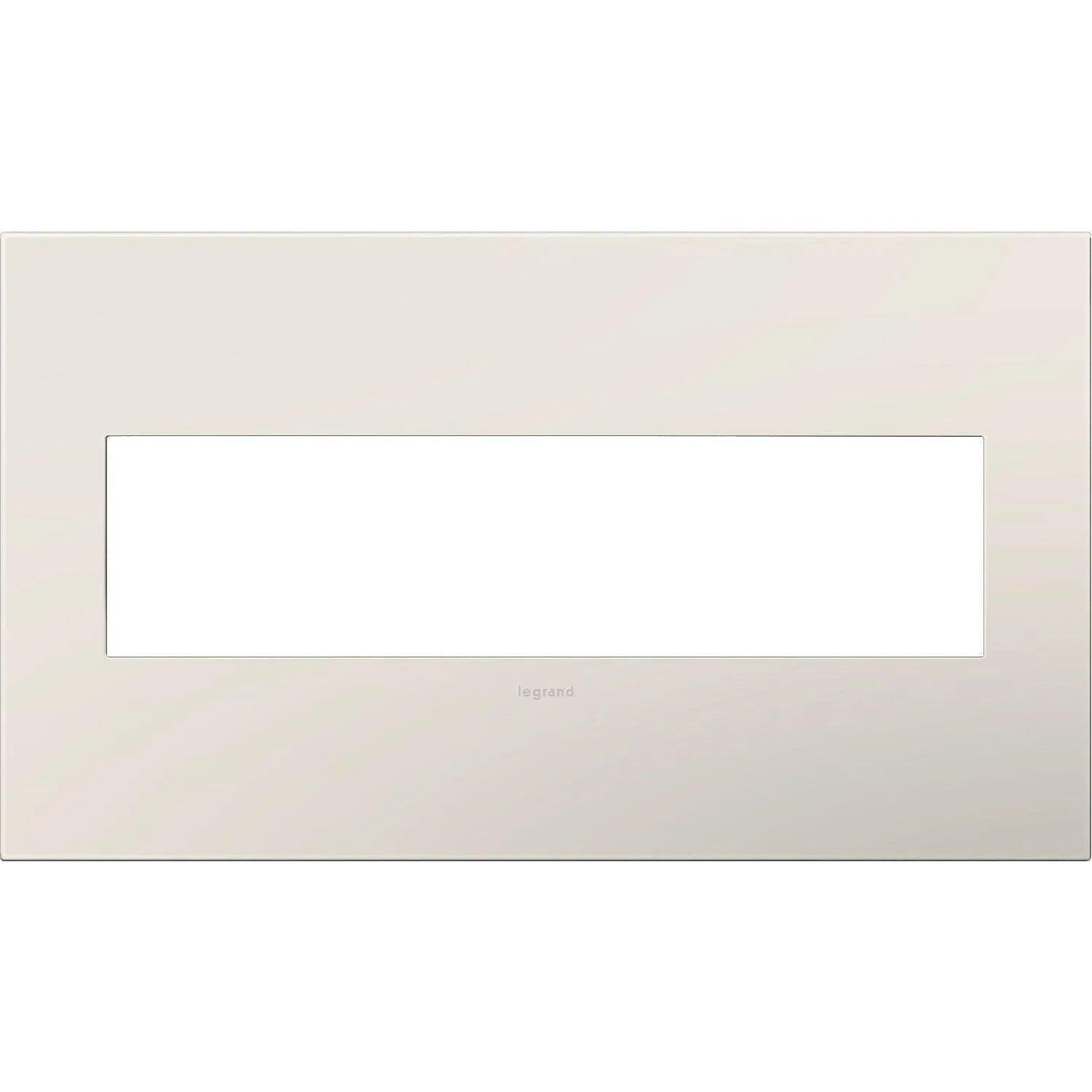 Legrand - adorne® Plastic Four-Gang Screwless Wall Plate - AWP4GLA4 - Canada Light Shop