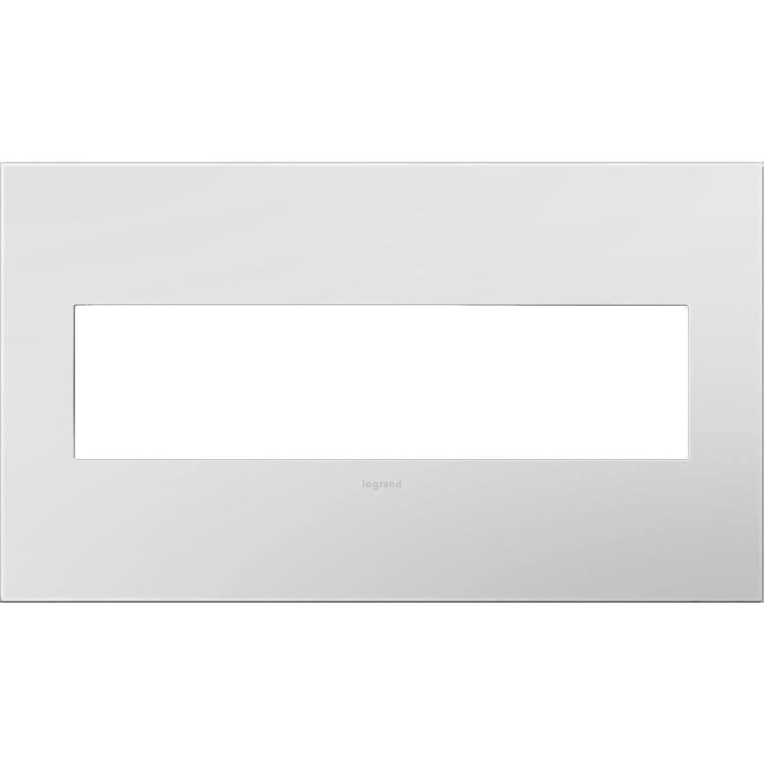 Legrand - adorne® Plastic Four-Gang Screwless Wall Plate - AWP4GPW4 - Canada Light Shop