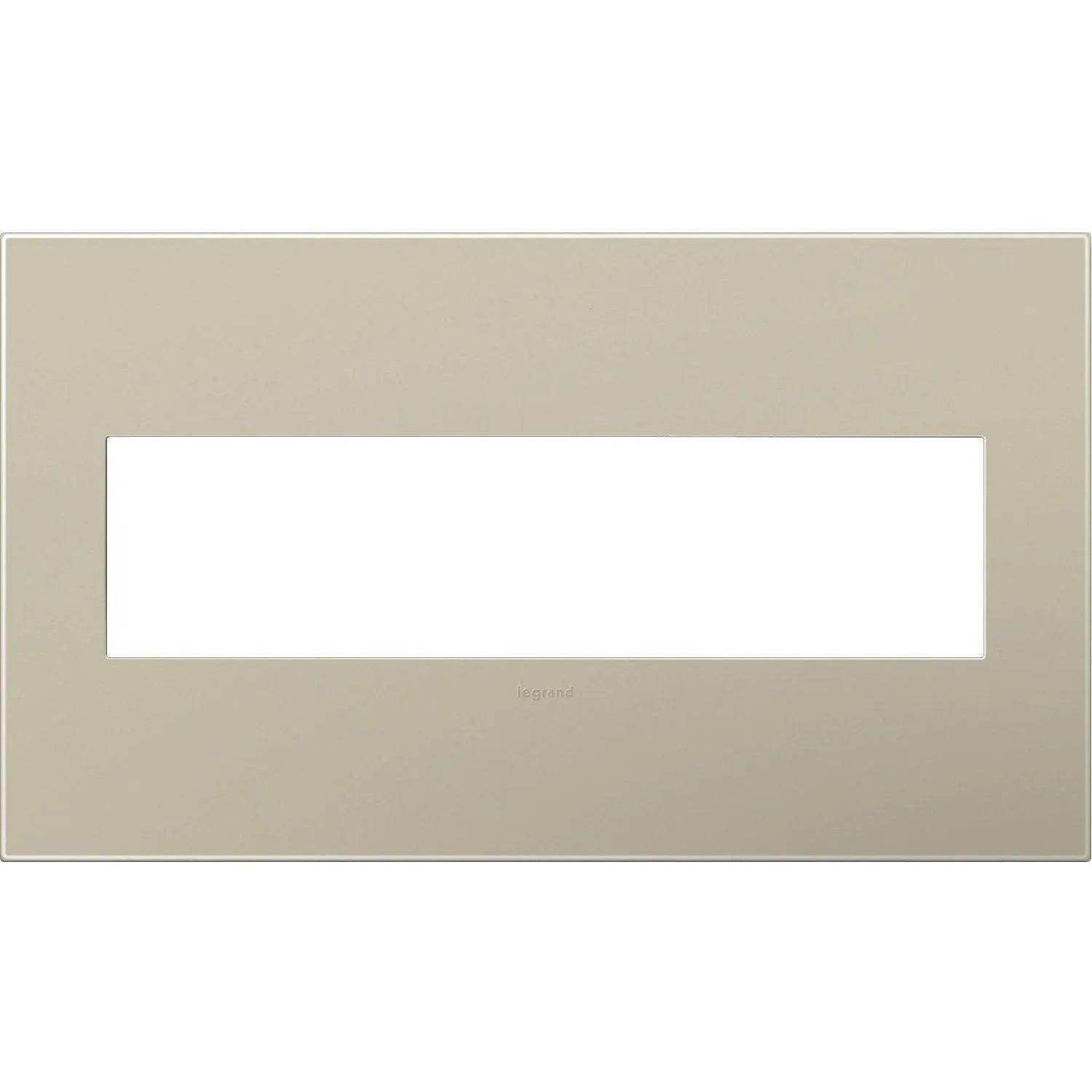 Legrand - adorne® Plastic Four-Gang Screwless Wall Plate - AWP4GTM4 - Canada Light Shop